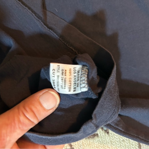 Buck Mason Men’s M Bundle Tee - Navy & Charcoal Soft Cotton USA Made - Picture 9 of 9